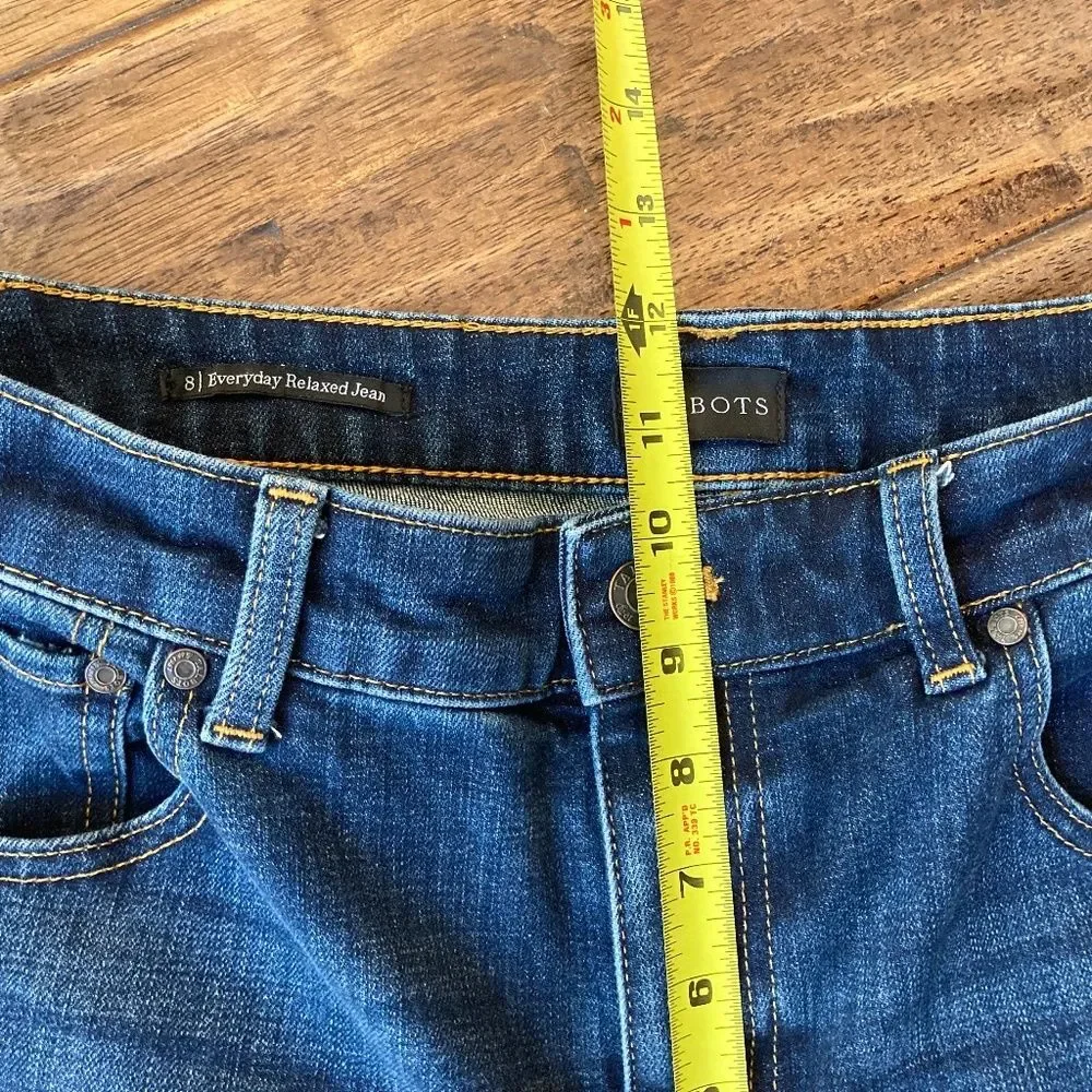 Talbots Dark Wash Everyday Relaxed Fit Denim Jeans Women's 8 - Picture 8 of 8